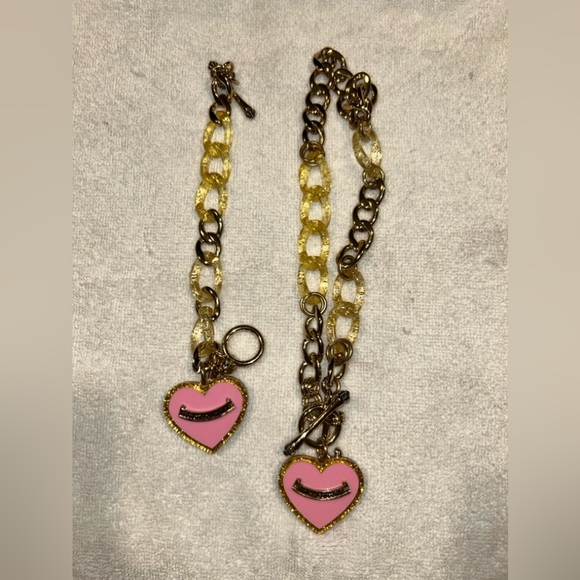 Vintage RARE Juicy Couture Y2K Matching Necklace and Bracelet - Picture 5 of 5